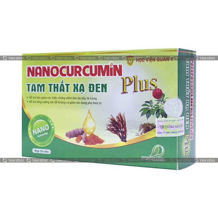 nano curcumin tam thất xạ đen plus
