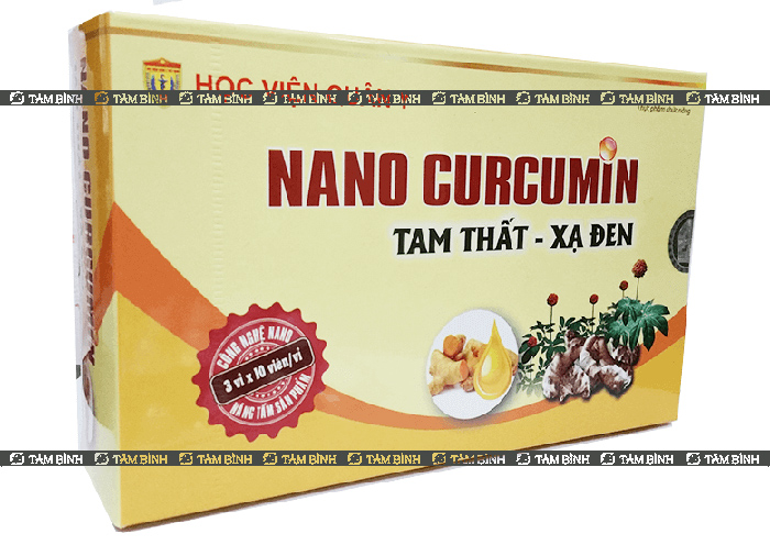 nano-curcumin tam thất xạ đen 