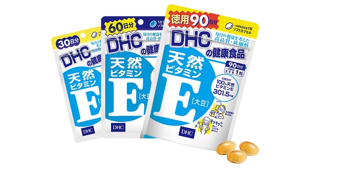 viên uống đẹp da vitamin E DHC Nhật Bản chăm sóc da từ sâu bên trong