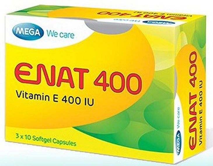 viên uống đẹp da vitamin E Sản phẩm viên uống Vitamin E Enat 400