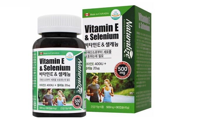 viên uống đẹp da vitamin E Vitamin E và Selenium Hàn Quốc cũng được tin dùng hiện nay